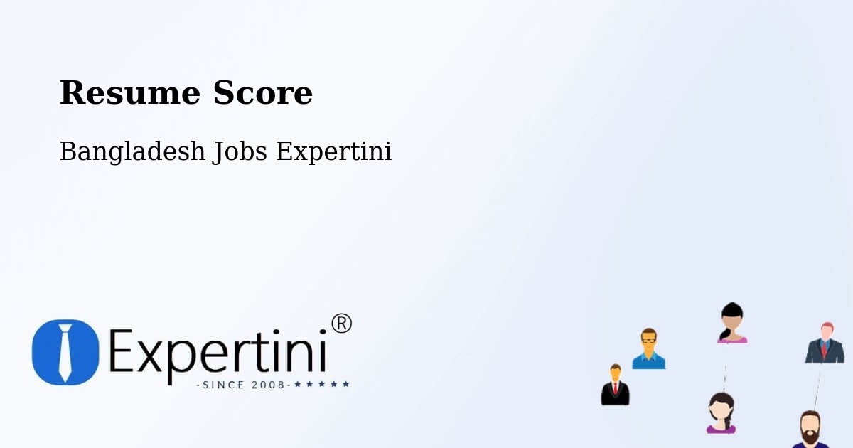Resume Score & Job Description Match Tool – Rāipur - Bangladesh Jobs Expertini